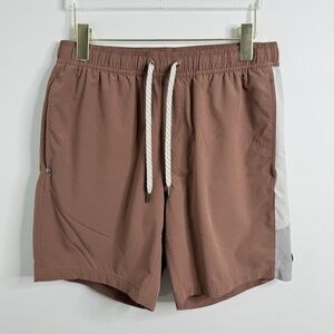Vuori Kore Short X2 Lined V3059 Sedona Brown Mens Medium Performance EUC